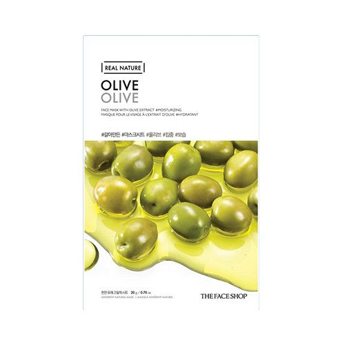 Real Nature Face Mask Olive
